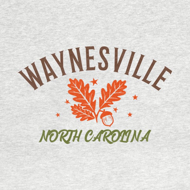 Waynesville, North Carolina Fall by Mountain Morning Graphics